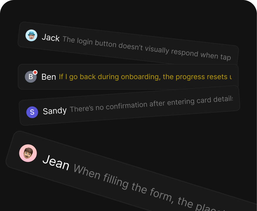 Real Testers Feedback